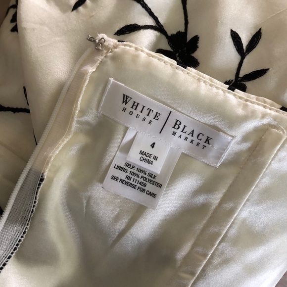 White House Black Market Floral Strapless Dress - Picture 7 of 10